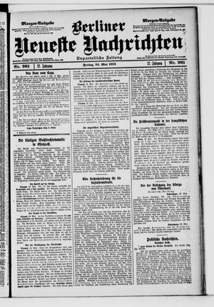 Berliner Neueste Nachrichten vom 24.05.1912