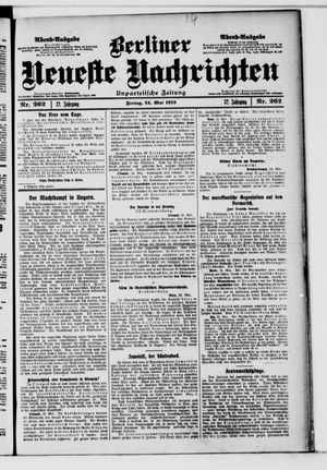 Berliner Neueste Nachrichten vom 24.05.1912