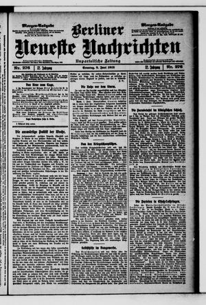 Berliner Neueste Nachrichten vom 02.06.1912