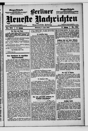 Berliner Neueste Nachrichten vom 05.06.1912