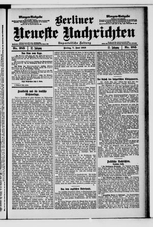 Berliner Neueste Nachrichten vom 07.06.1912