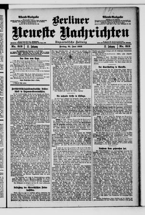 Berliner Neueste Nachrichten vom 21.06.1912