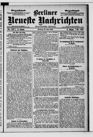 Berliner Neueste Nachrichten vom 23.06.1912