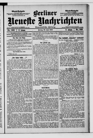 Berliner Neueste Nachrichten vom 28.06.1912