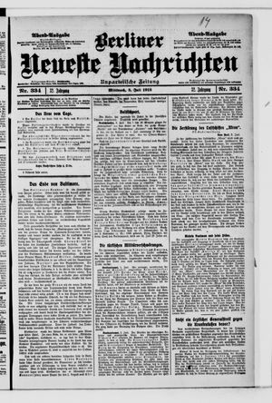 Berliner Neueste Nachrichten on Jul 3, 1912