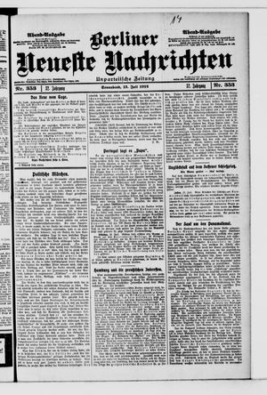 Berliner Neueste Nachrichten vom 13.07.1912