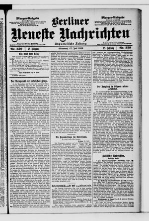 Berliner Neueste Nachrichten vom 17.07.1912