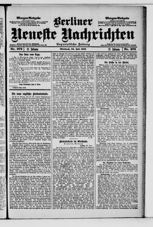 Berliner Neueste Nachrichten vom 24.07.1912