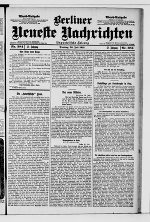 Berliner Neueste Nachrichten vom 30.07.1912