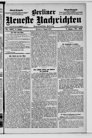 Berliner Neueste Nachrichten vom 09.08.1912