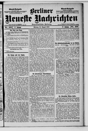 Berliner Neueste Nachrichten vom 12.08.1912