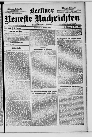 Berliner Neueste Nachrichten vom 14.08.1912