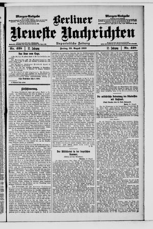 Berliner Neueste Nachrichten vom 23.08.1912