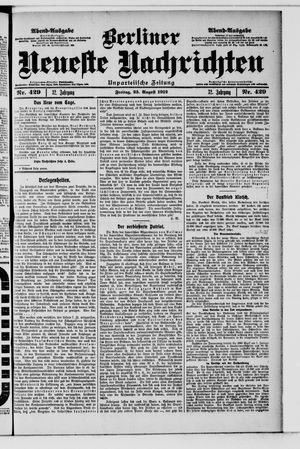 Berliner Neueste Nachrichten vom 23.08.1912