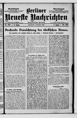 Berliner Neueste Nachrichten vom 02.11.1912