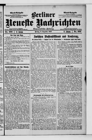 Berliner Neueste Nachrichten vom 06.12.1912