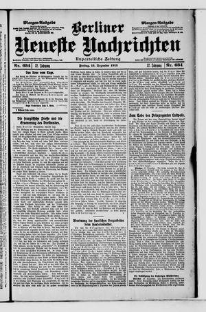 Berliner Neueste Nachrichten vom 13.12.1912