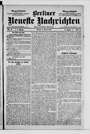 Berliner neueste Nachrichten vom 03.01.1913