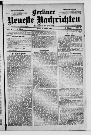 Berliner neueste Nachrichten on Jan 3, 1913