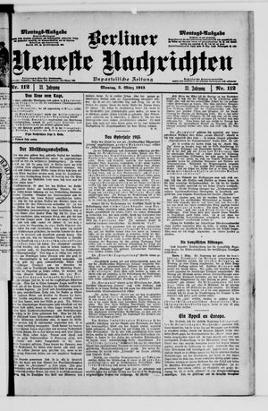 Berliner Neueste Nachrichten on Mar 3, 1913
