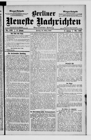 Berliner neueste Nachrichten vom 14.03.1913