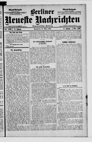 Berliner neueste Nachrichten vom 15.03.1913