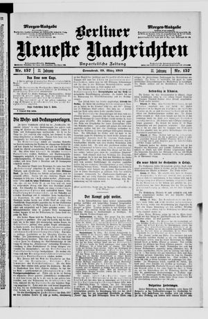 Berliner neueste Nachrichten vom 29.03.1913