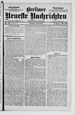 Berliner Neueste Nachrichten vom 05.04.1913