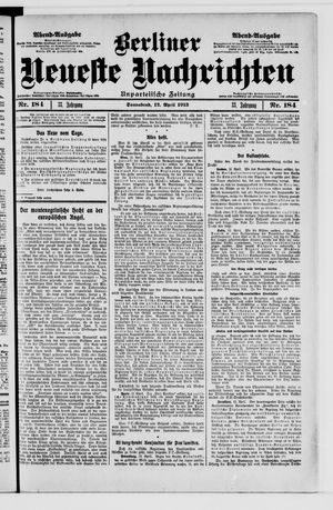 Berliner Neueste Nachrichten vom 12.04.1913