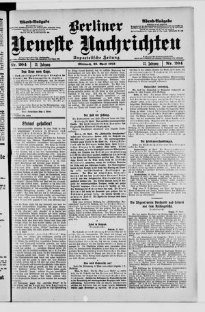 Berliner Neueste Nachrichten vom 23.04.1913