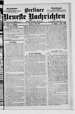 Berliner Neueste Nachrichten vom 02.05.1913