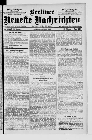 Berliner Neueste Nachrichten vom 10.05.1913