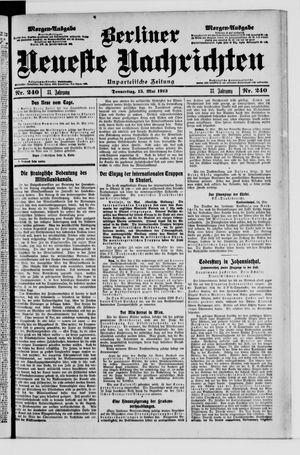 Berliner Neueste Nachrichten vom 15.05.1913