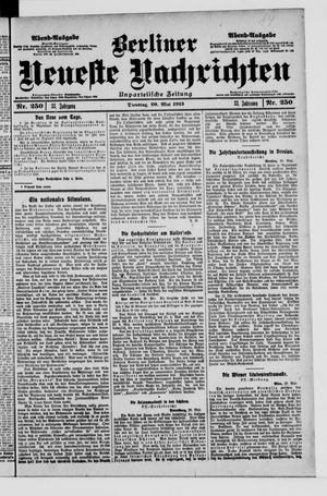 Berliner Neueste Nachrichten vom 20.05.1913