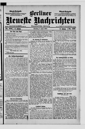 Berliner Neueste Nachrichten vom 03.06.1913