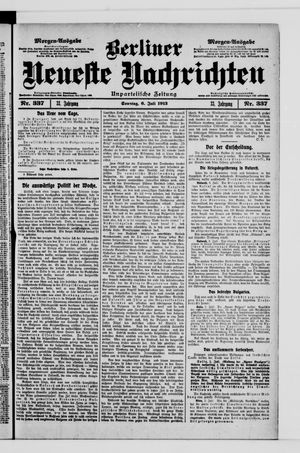 Berliner Neueste Nachrichten vom 06.07.1913