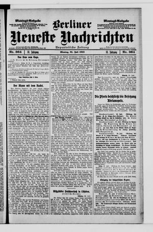 Berliner Neueste Nachrichten vom 21.07.1913