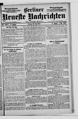 Berliner Neueste Nachrichten vom 28.07.1913