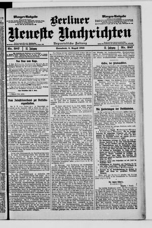 Berliner Neueste Nachrichten vom 02.08.1913