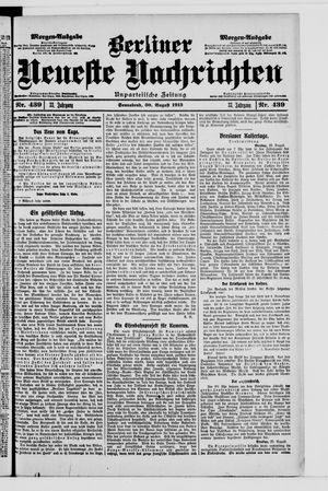 Berliner Neueste Nachrichten vom 30.08.1913