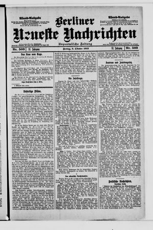 Berliner Neueste Nachrichten vom 03.10.1913