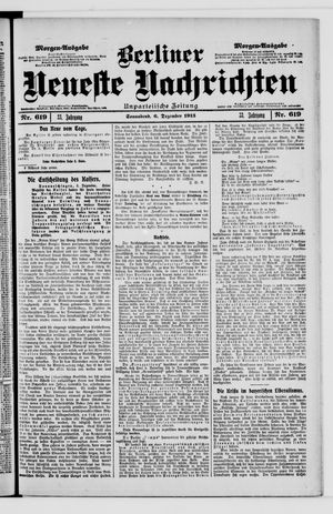 Berliner Neueste Nachrichten vom 06.12.1913
