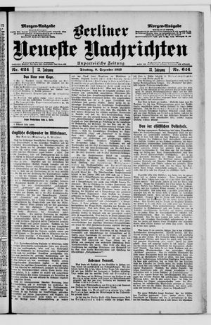 Berliner Neueste Nachrichten on Dec 9, 1913
