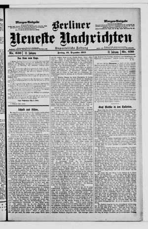 Berliner Neueste Nachrichten vom 12.12.1913