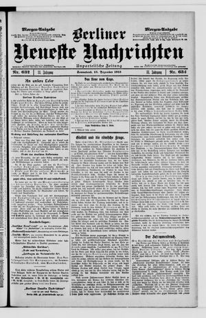 Berliner Neueste Nachrichten vom 13.12.1913