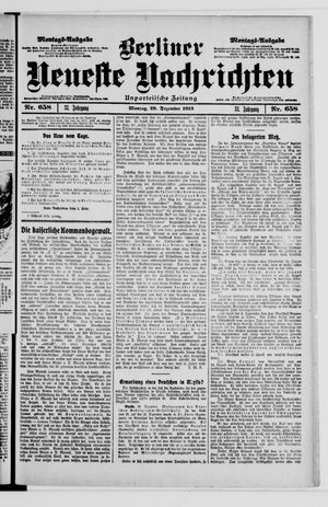 Berliner Neueste Nachrichten vom 29.12.1913