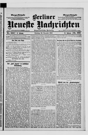 Berliner Neueste Nachrichten vom 30.12.1913