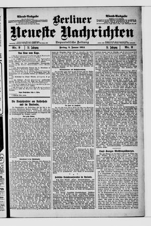 Berliner Neueste Nachrichten on Jan 2, 1914