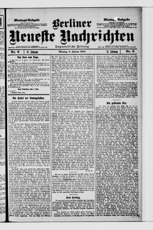 Berliner Neueste Nachrichten vom 05.01.1914