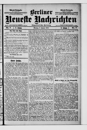 Berliner Neueste Nachrichten on Jan 5, 1914